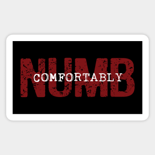 Comfortably Numb - 70's Classic Rock Sticker